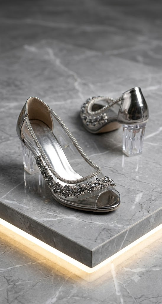 Transparent Heels For Women | Stylish & Comfortable Heels